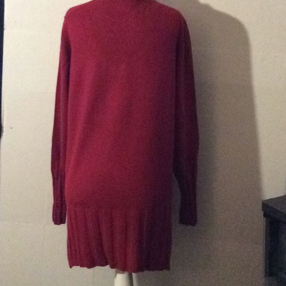 COPY - Eileen Fisher red merino wool wool tunic # M - Picture 5 of 8